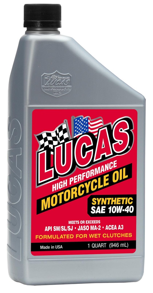 Synthetic SAE 10W-40 Motorcycle Oil 