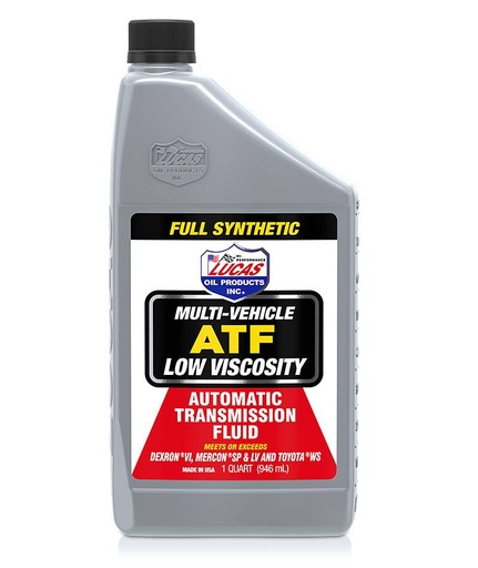 [11255] Low Viscosity Synthetic Multi-Vehicle Automatic Transmission Fluid