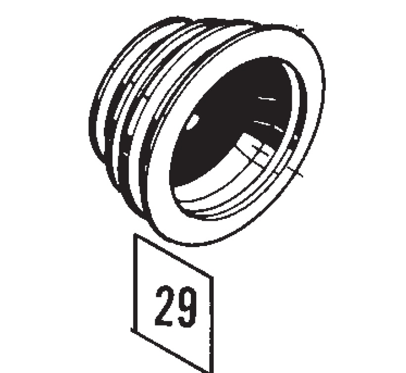 PULLEY W/PIN& TUBE
