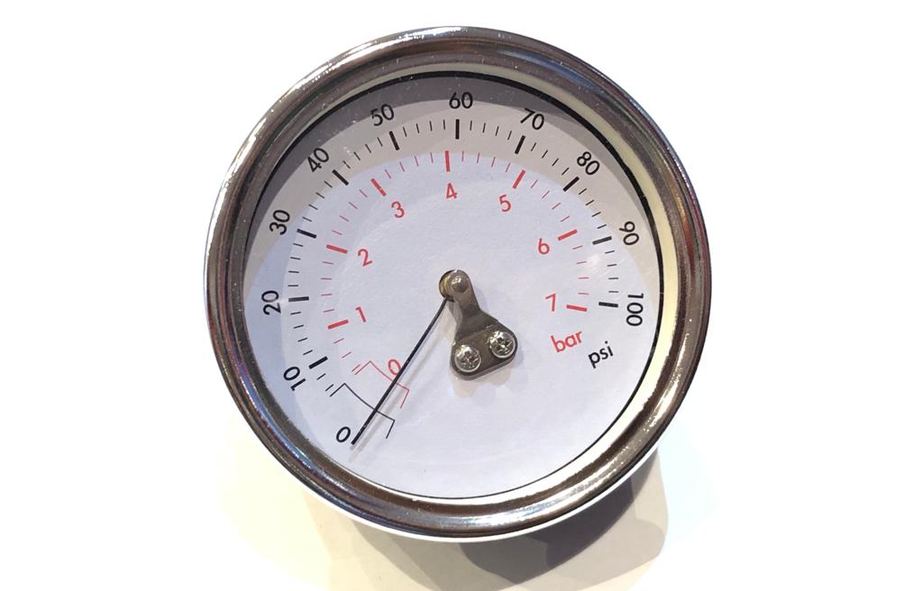 MORORVAC GAUGE-PANEL MOUNT 2.5