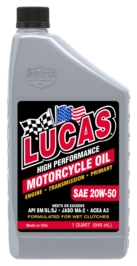 High Performance Conventional Motorcycle Oils 20W - 50