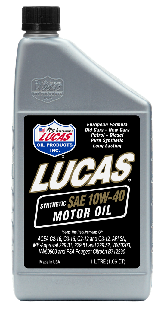 SYNTHETIC SAE 10W-40 MOTOR OIL
