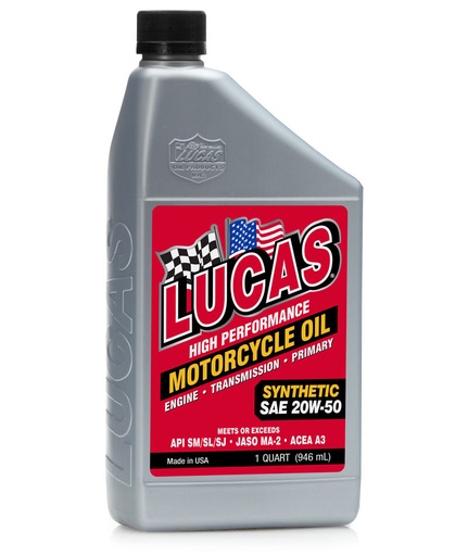 [10702] High Performance Synthetic Motorcycle Oils  20W-50