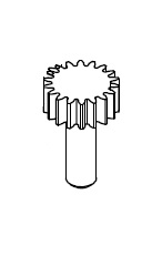 [50-1416] PFM Flange 1.5 ldler Gear and Pin