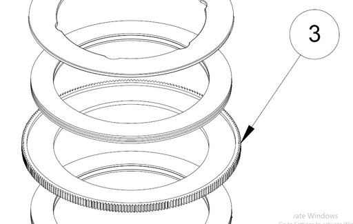 [50-429] PFM Flange Ring Gear