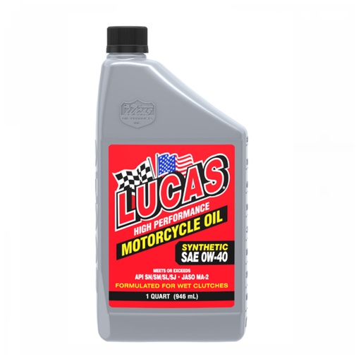 [10718] High Performance Synthetic Motorcycle Oils 0W-40