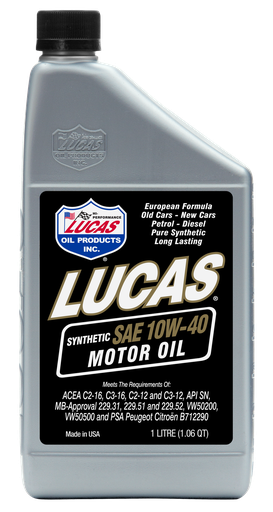 [10229-6] SYNTHETIC SAE 10W-40 MOTOR OIL