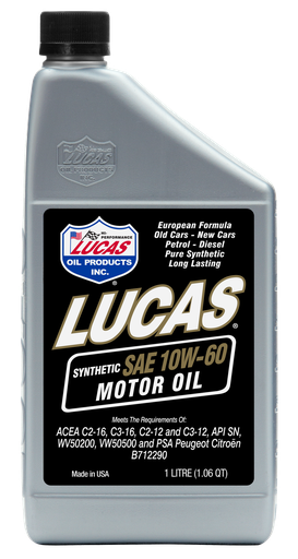 [10248-6] SYNTHETIC SAE 10W-60 MOTOR OIL